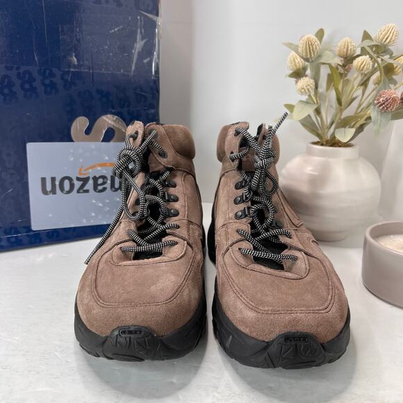 SAS Hi Country-Y Hiking Leather Water Resistant Boot Almond Brown Men 12M - Picture 2 of 11